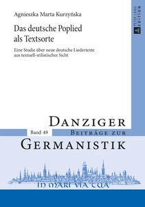 Title: Das deutsche Poplied als Textsorte