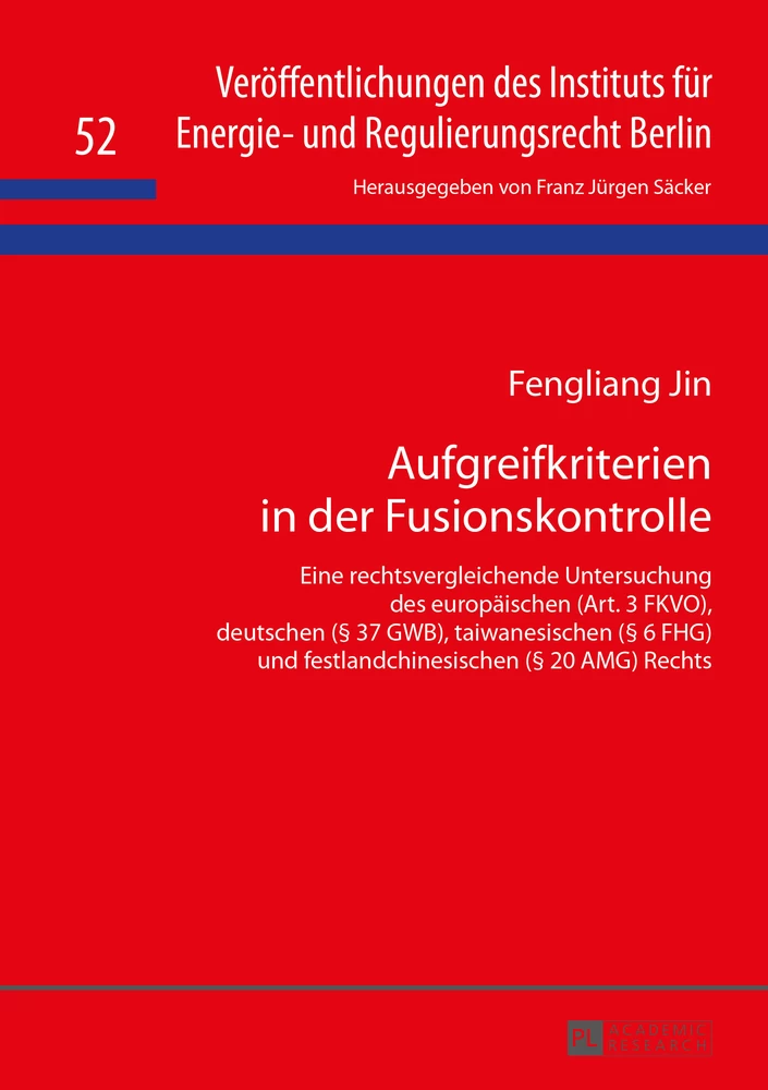 Titel: Aufgreifkriterien in der Fusionskontrolle