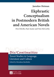 Title: Ekphrastic Conceptualism in Postmodern British and American Novels