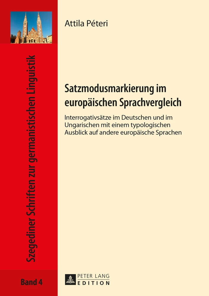 Titel: Satzmodusmarkierung im europäischen Sprachvergleich