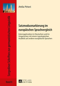 Title: Satzmodusmarkierung im europäischen Sprachvergleich