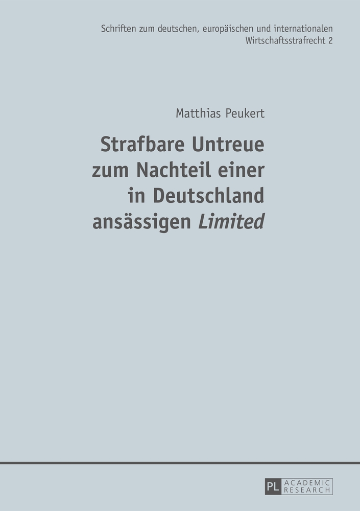 Strafbare Untreue zum Nachteil einer in Deutschland ansässigen  