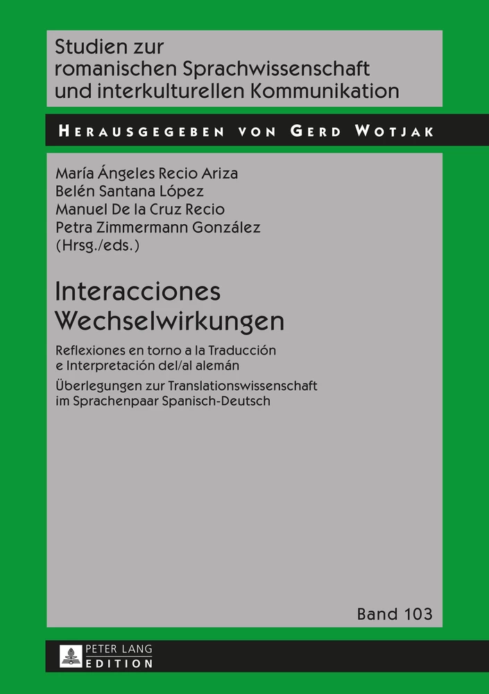 Titel: Interacciones / Wechselwirkungen