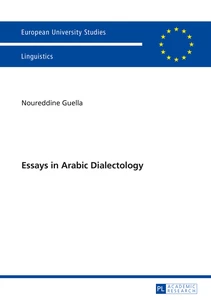 Titre: Essays in Arabic Dialectology