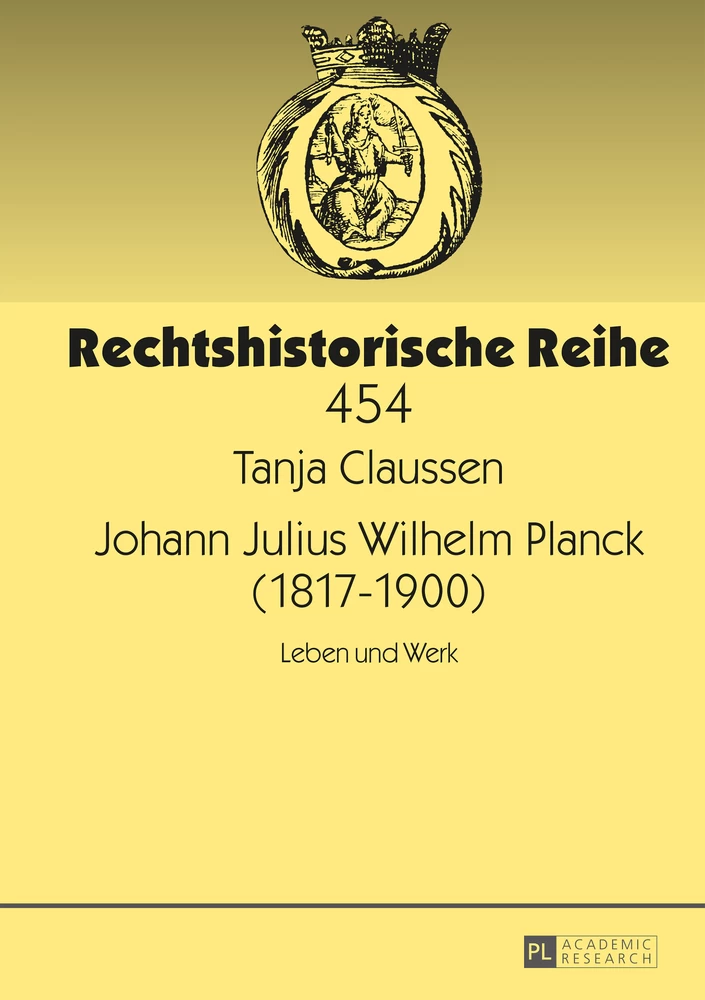 Titel: Johann Julius Wilhelm Planck (1817–1900)