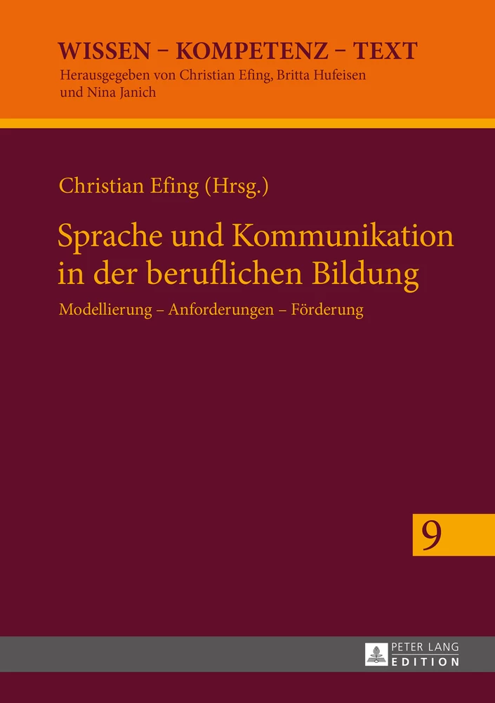 Titel: Sprache und Kommunikation in der beruflichen Bildung