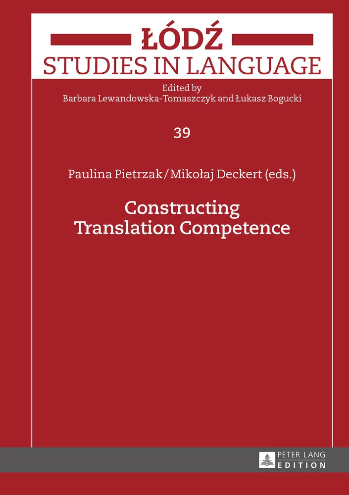 Title: Constructing Translation Competence