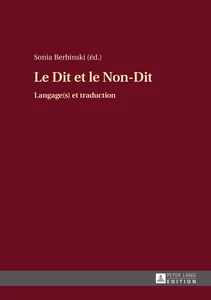 Title: Le Dit et le Non-Dit