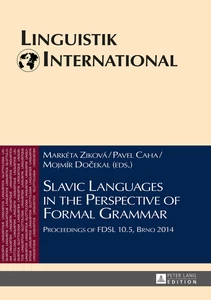 Title: Slavic Languages in the Perspective of Formal Grammar