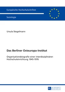 Title: Das Berliner Osteuropa-Institut