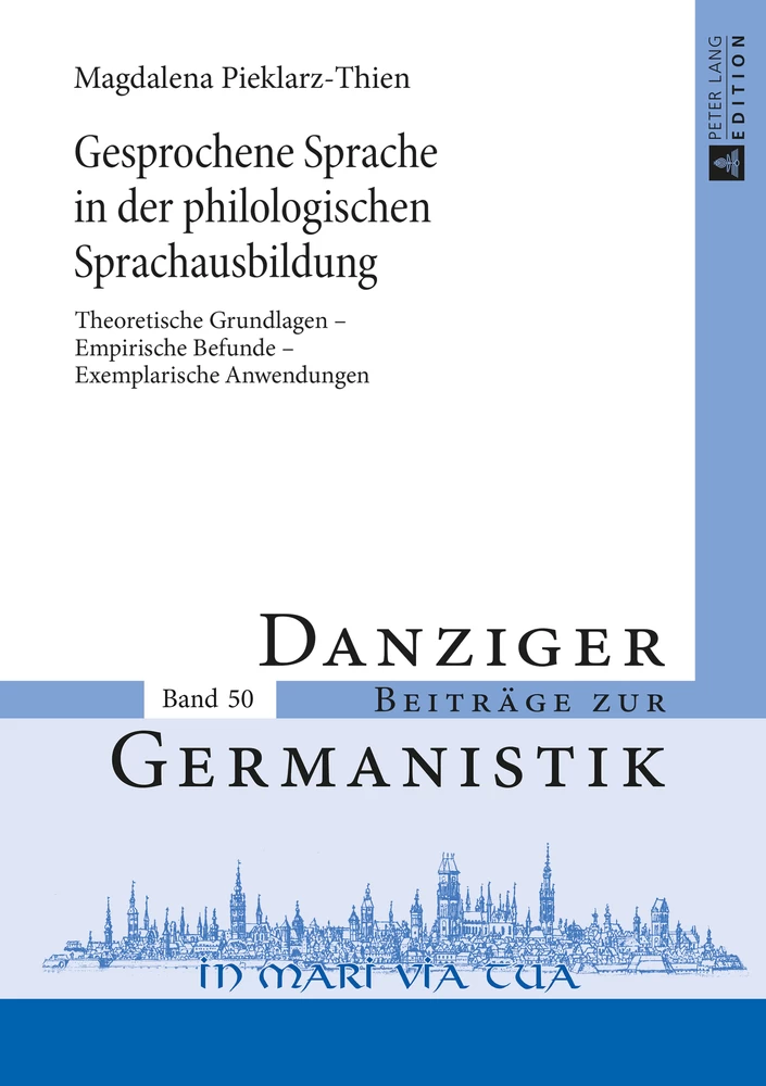 Titel: Gesprochene Sprache in der philologischen Sprachausbildung