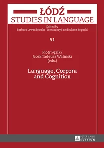 Title: Language, Corpora and Cognition
