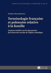 Titre: Terminologie française et polonaise relative à la famille
