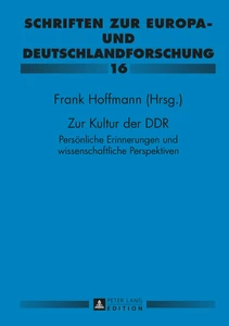Title: Zur Kultur der DDR