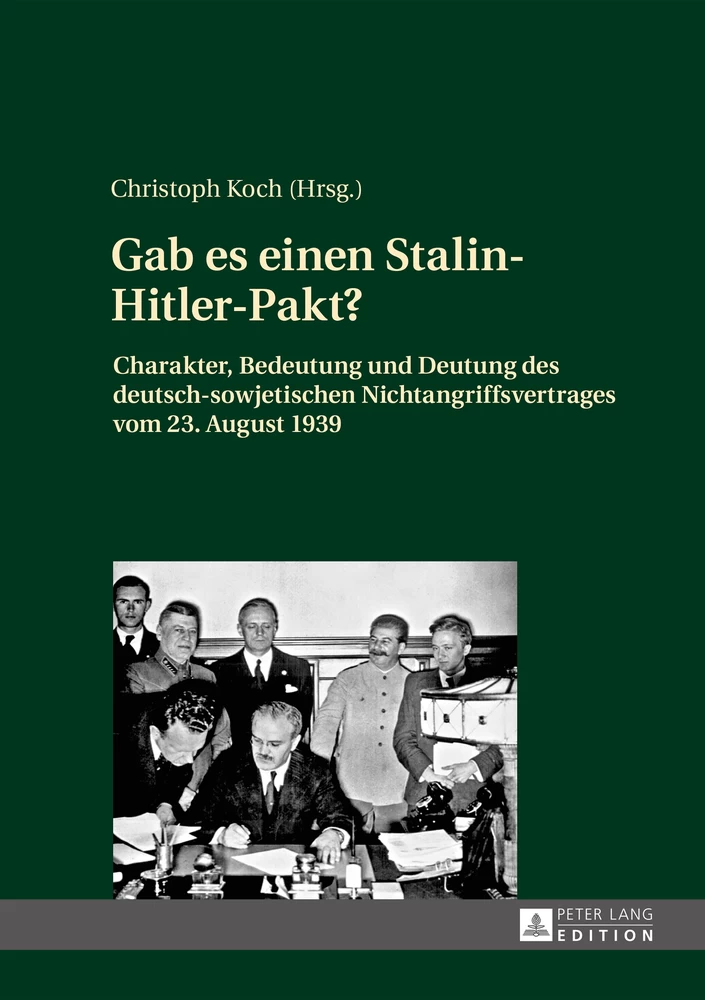 Titel: Gab es einen Stalin-Hitler-Pakt?