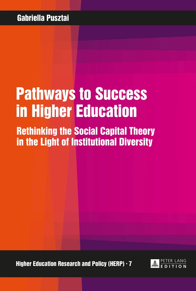 Title: Pathways to Success in Higher Education