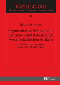 Title: Argumentative Strategien in deutschen und italienischen wissenschaftlichen Artikeln