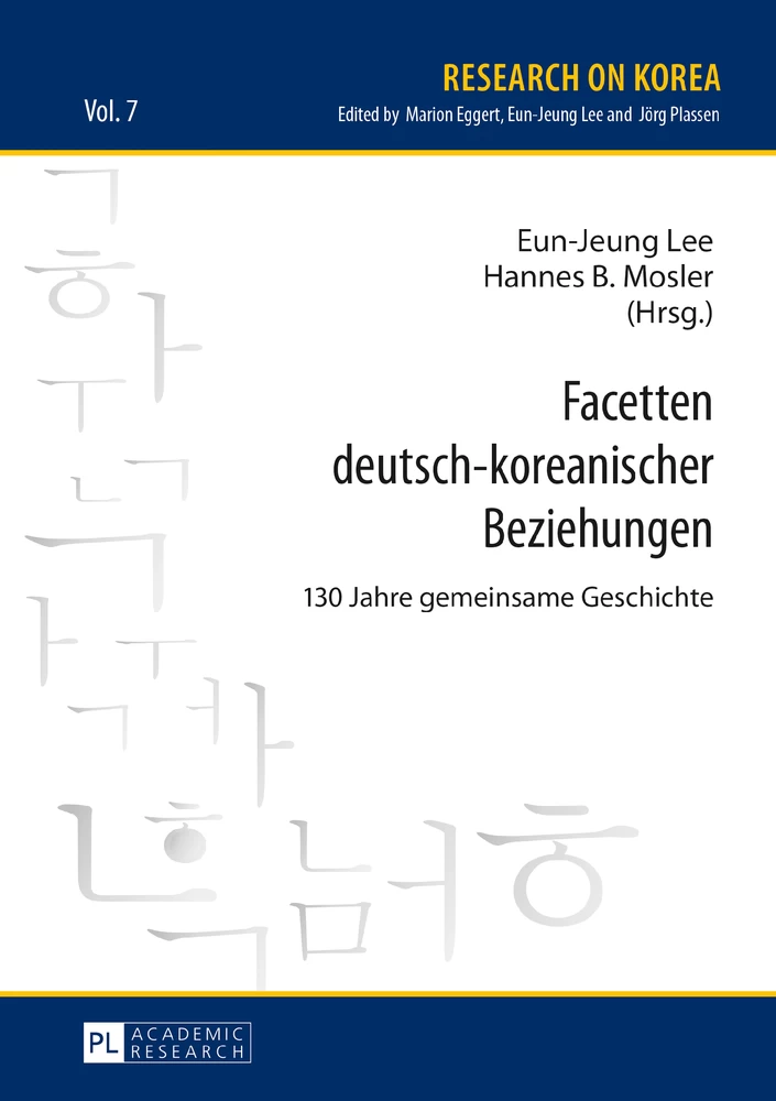 Titel: Facetten deutsch-koreanischer Beziehungen