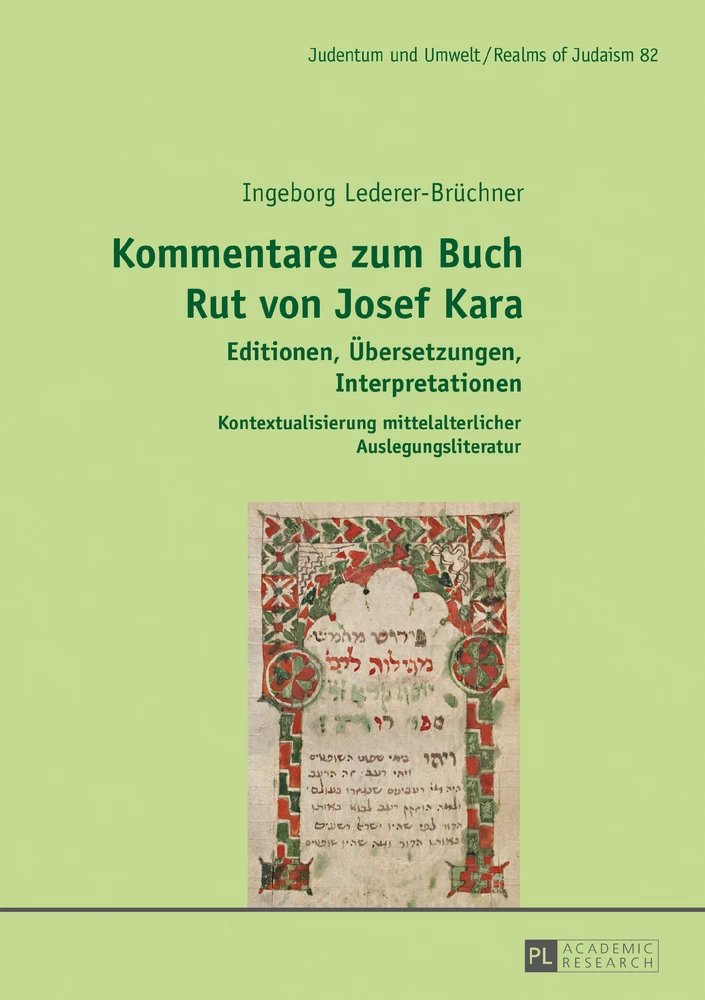 Titel: Kommentare zum Buch Rut von Josef Kara