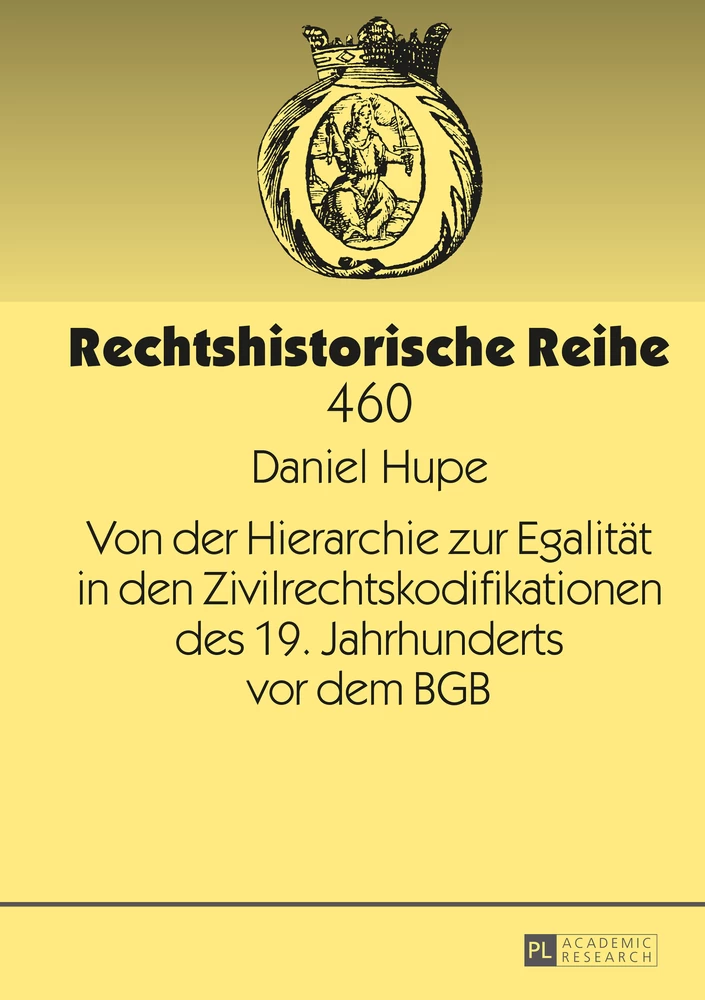 Titel: Von der Hierarchie zur Egalität in den Zivilrechtskodifikationen des 19. Jahrhunderts vor dem BGB
