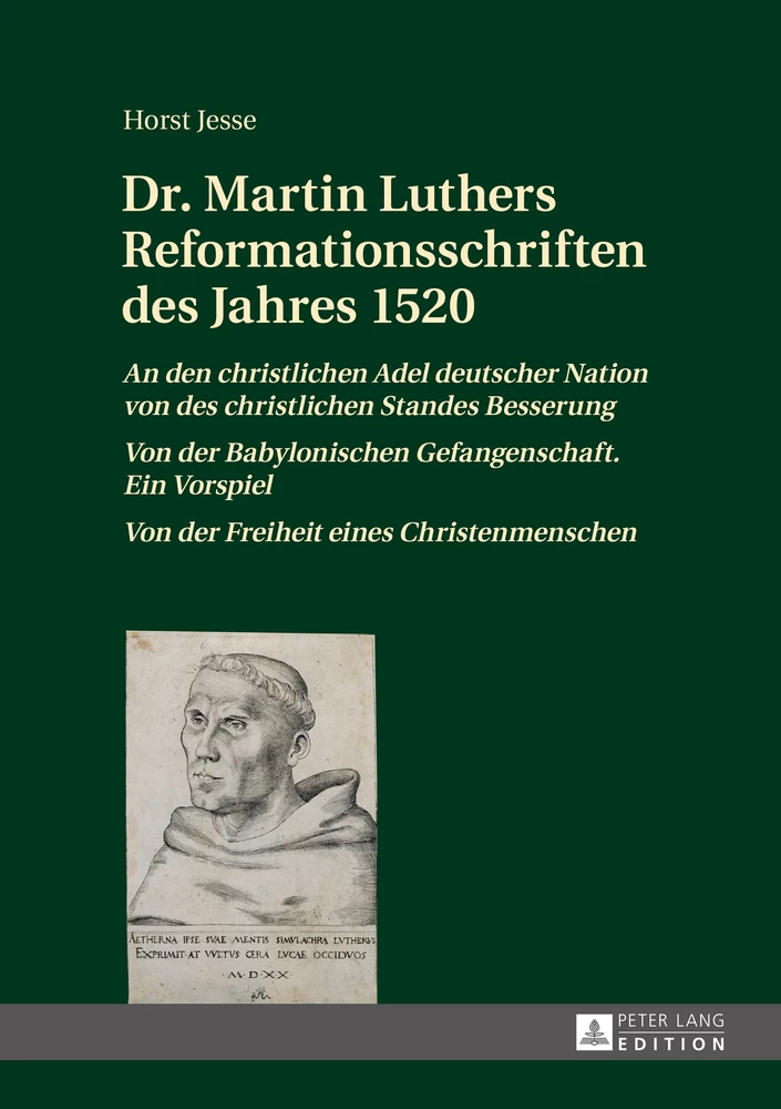 Titel: Dr. Martin Luthers Reformationsschriften des Jahres 1520