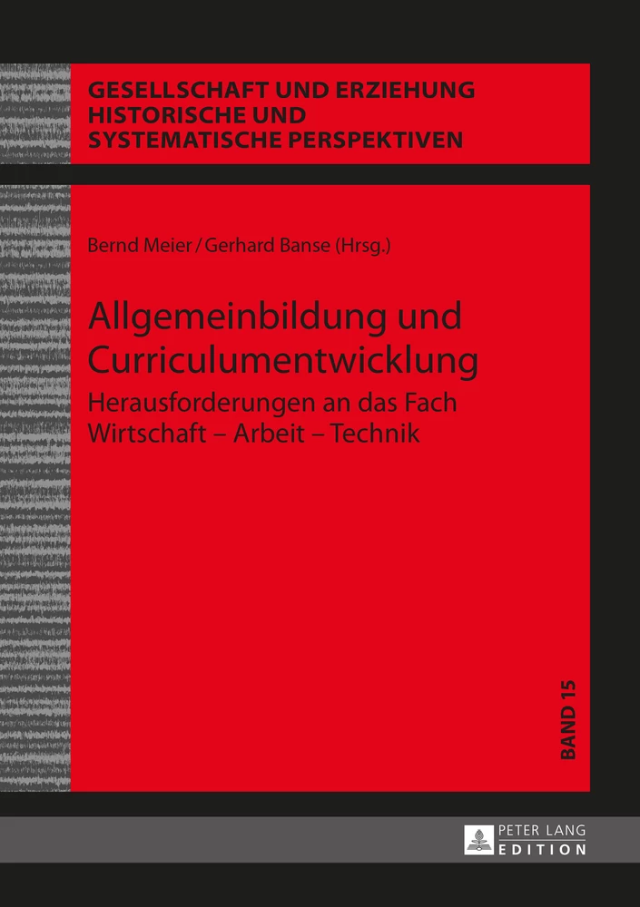 Titel: Allgemeinbildung und Curriculumentwicklung