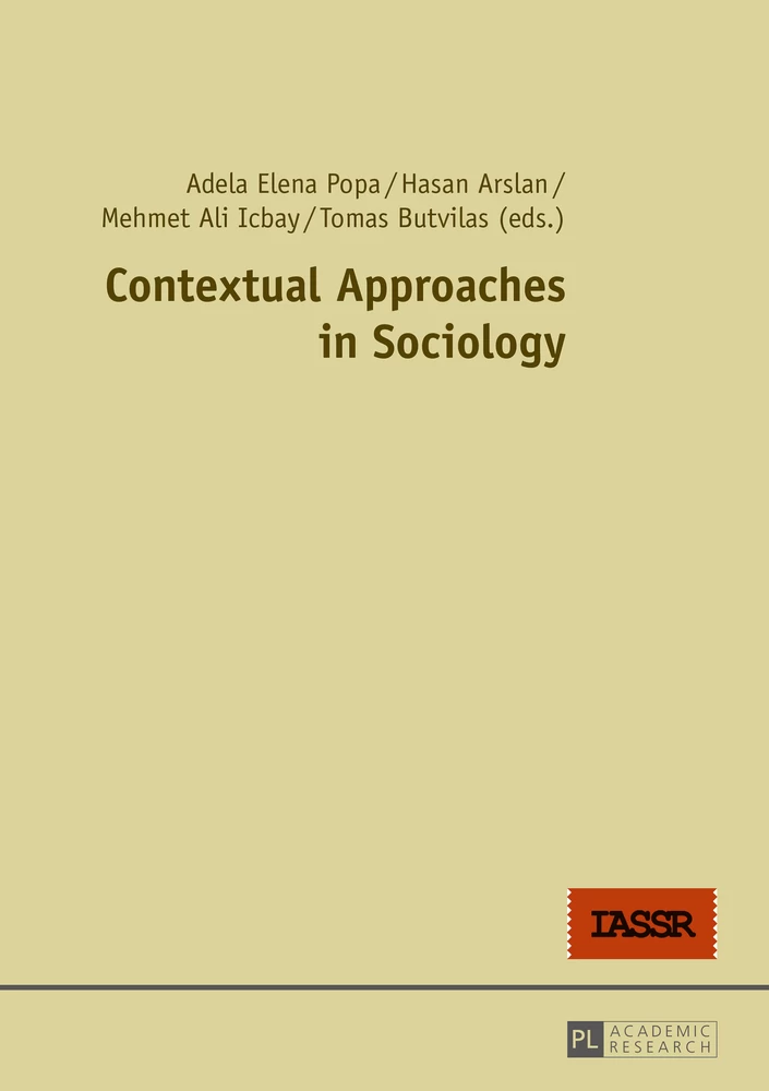 Title: Contextual Approaches in Sociology