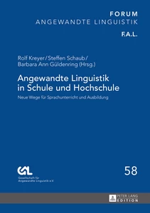 Title: Angewandte Linguistik in Schule und Hochschule