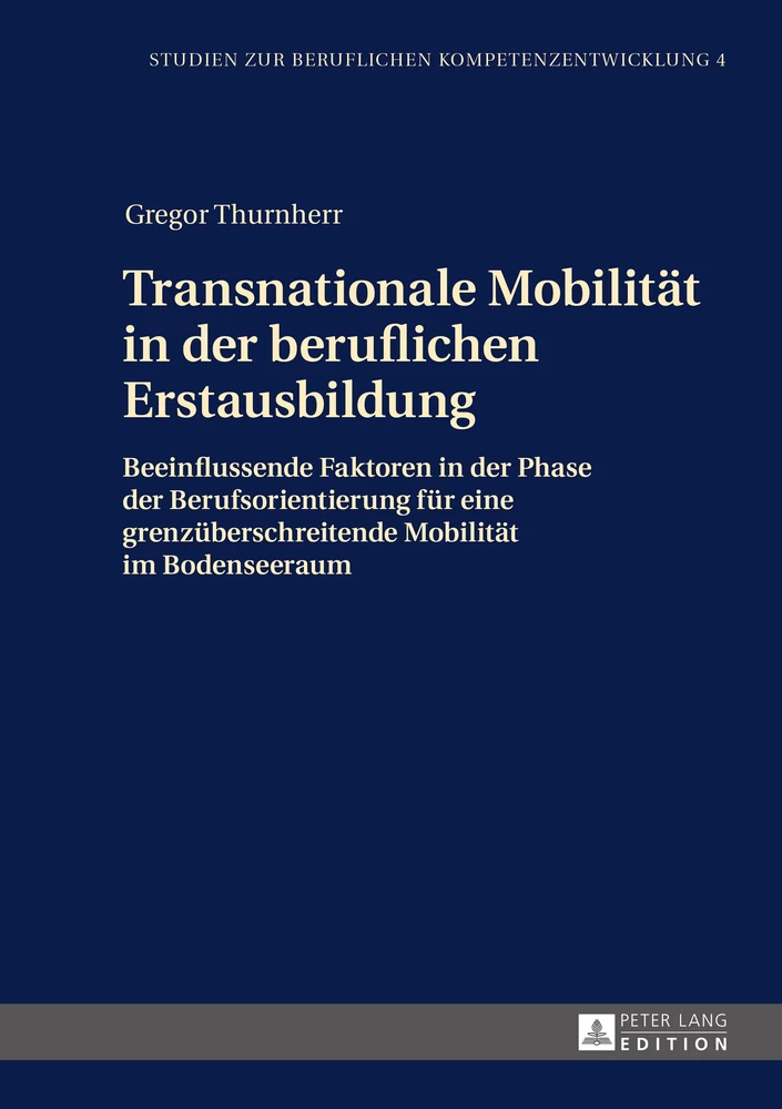 Titel: Transnationale Mobilität in der beruflichen Erstausbildung