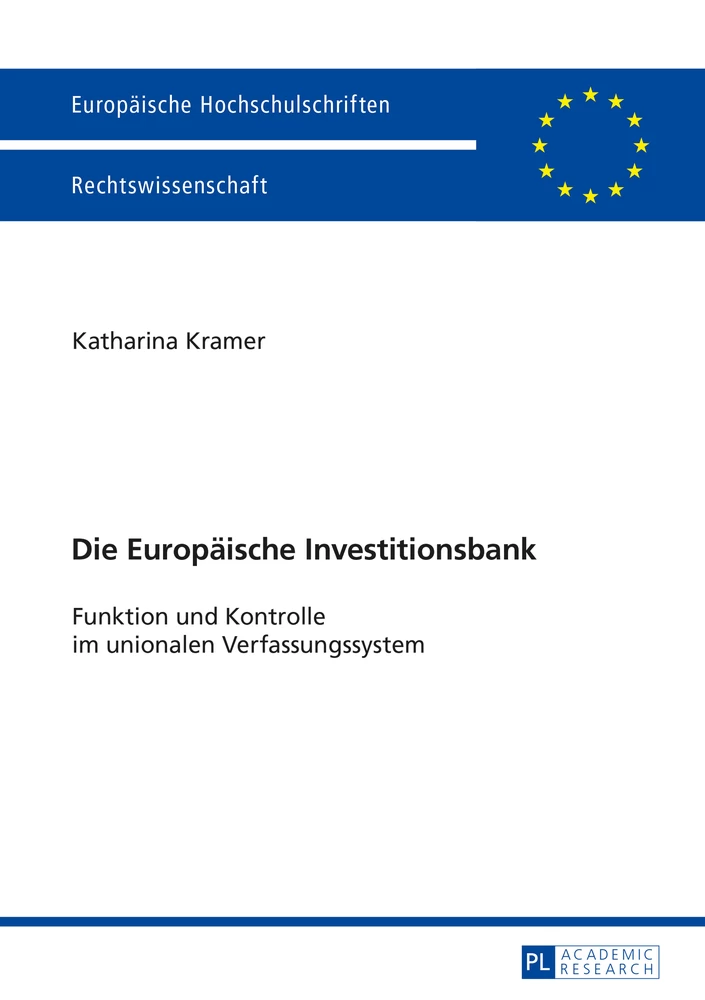 Titel: Die Europäische Investitionsbank
