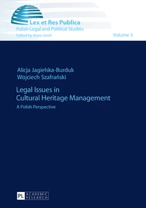 Title: Legal Issues in Cultural Heritage Management