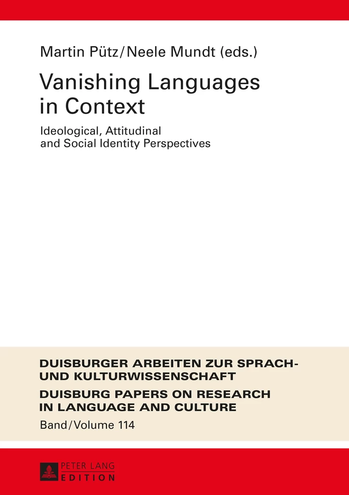 Title: Vanishing Languages in Context