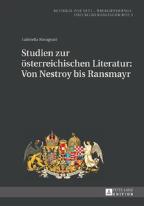 Titel: Studien zur österreichischen Literatur: Von Nestroy bis Ransmayr