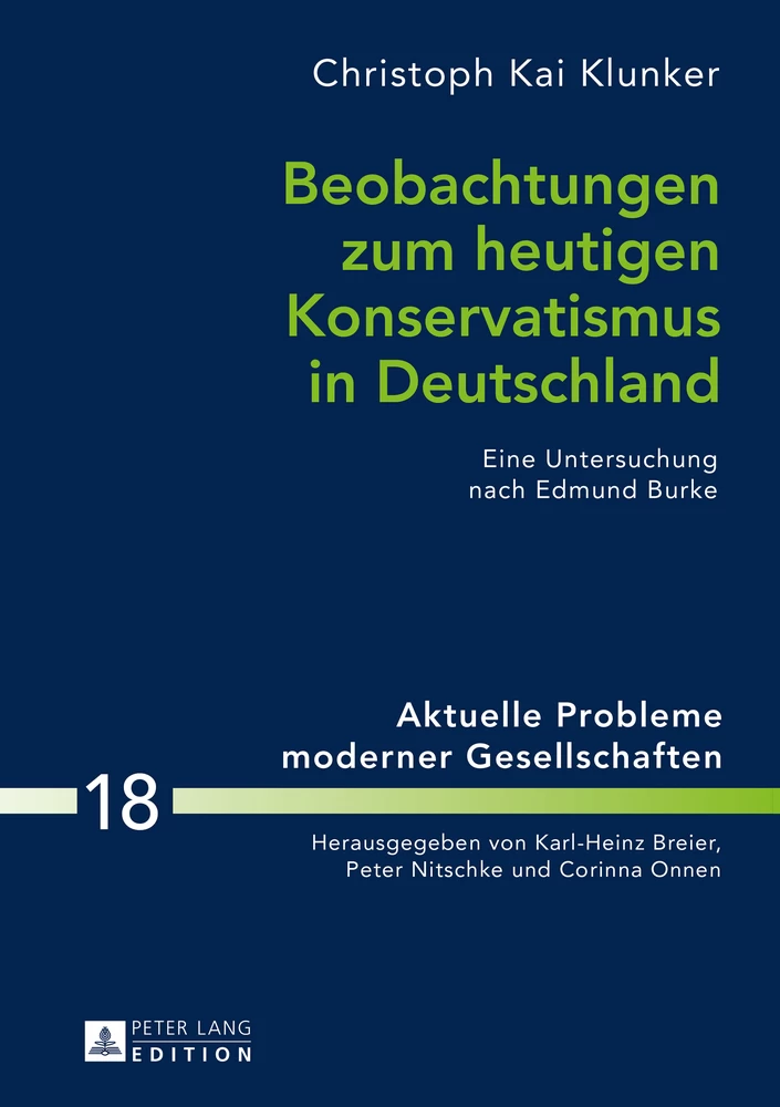 Titel: Beobachtungen zum heutigen Konservatismus in Deutschland