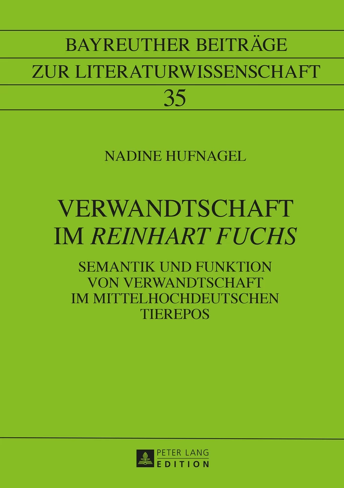 Titel: Verwandtschaft im «Reinhart Fuchs»