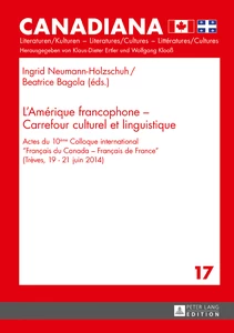 Titre: L’Amérique francophone – Carrefour culturel et linguistique