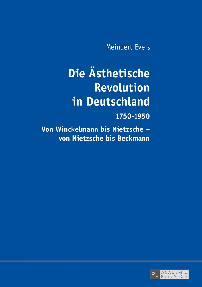 Titel: Die Ästhetische Revolution in Deutschland