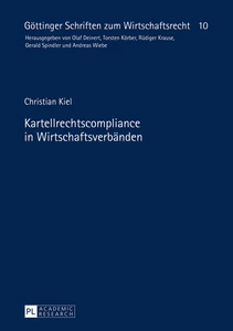 Title: Kartellrechtscompliance in Wirtschaftsverbänden