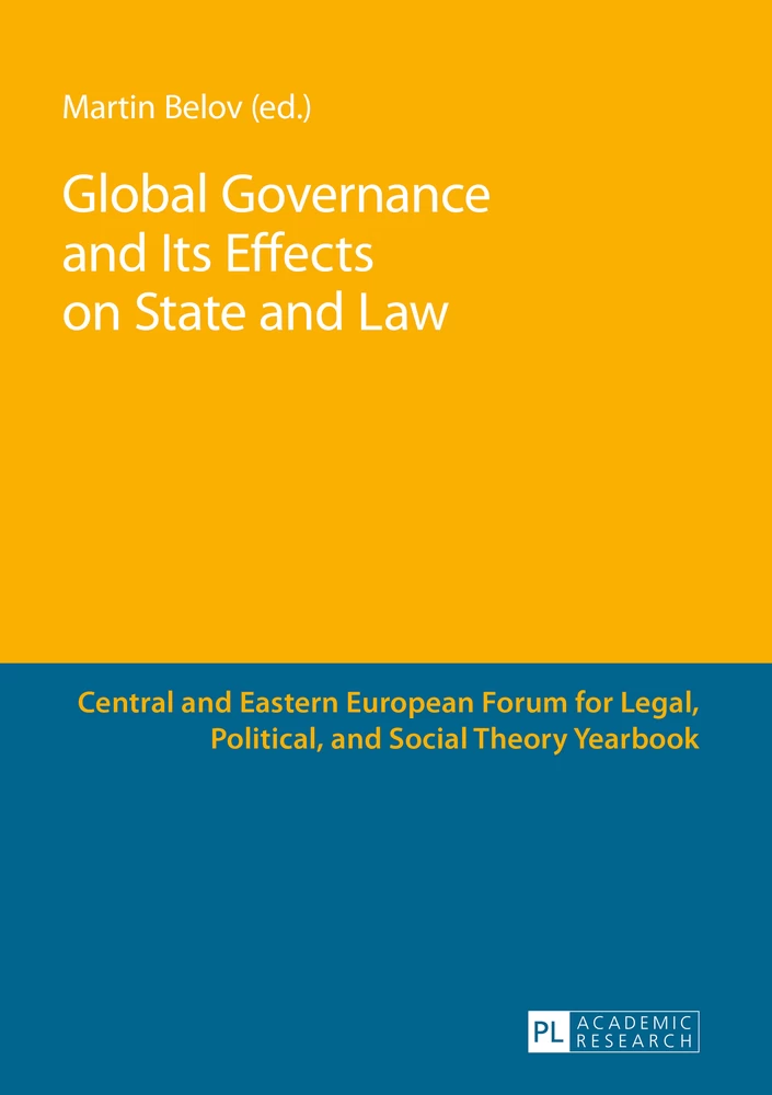 Title: Global Governance and Its Effects on State and Law