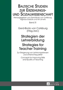 Title: Strategien der Lehrerbildung / Strategies for Teacher Training