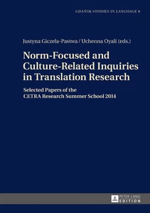 Title: Norm-Focused and Culture-Related Inquiries in Translation Research