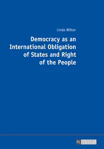Title: Democracy as an International Obligation of States and Right of the People