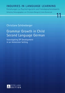 Title: Grammar Growth in Child Second Language German