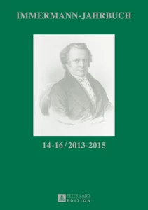 Titel: Immermann-Jahrbuch 14–16 / 2013–2015
