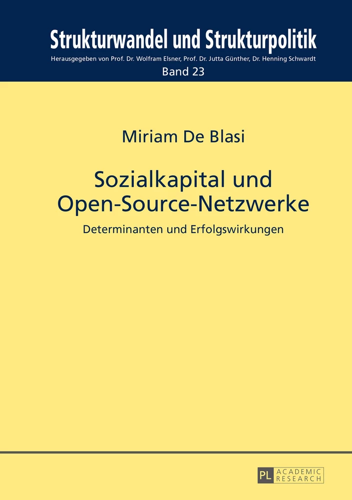 Titel: Sozialkapital und Open-Source-Netzwerke