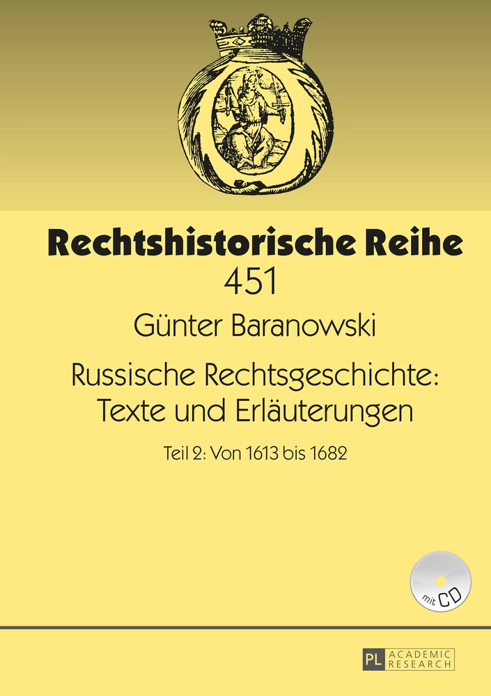 Title: Russische Rechtsgeschichte: Texte und Erläuterungen