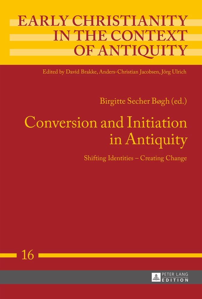 Title: Conversion and Initiation in Antiquity