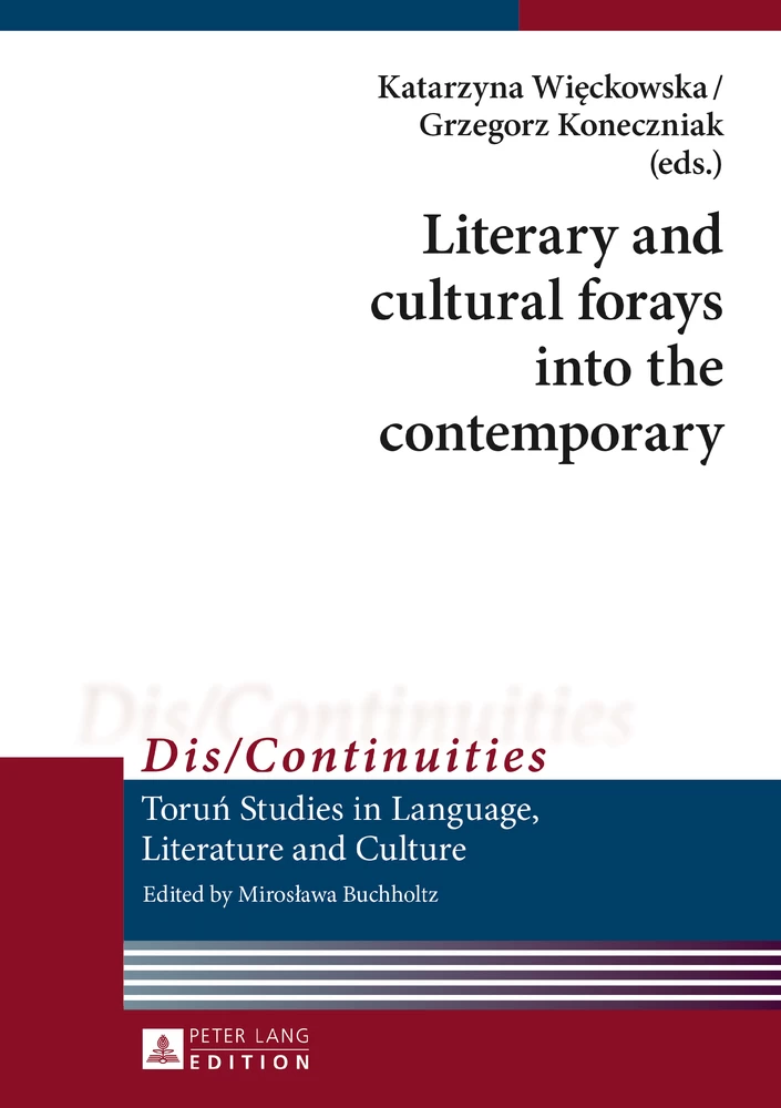 Title: Literary and cultural forays into the contemporary