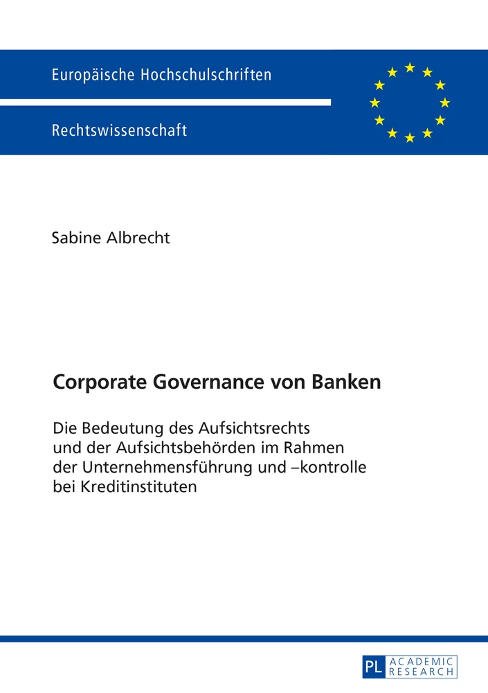Titel: Corporate Governance von Banken