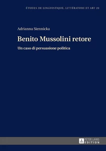 Title: Benito Mussolini retore